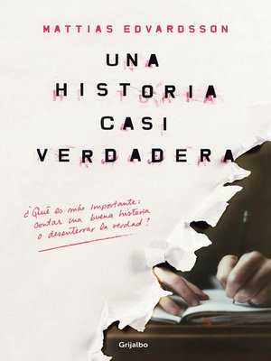 cover image of Una historia casi verdadera